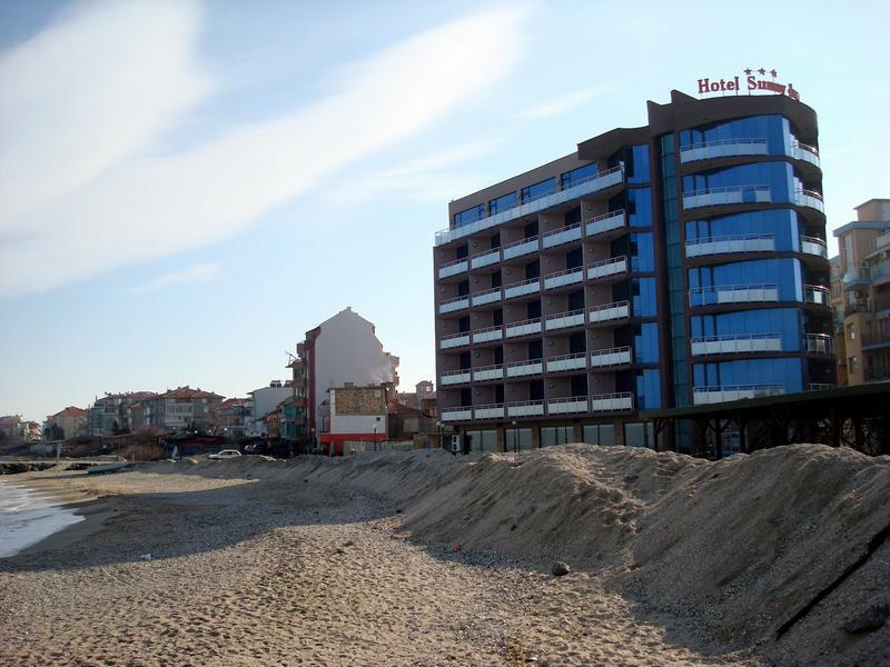 Sunny Bay Beach Hotel Pomorie Exterior foto